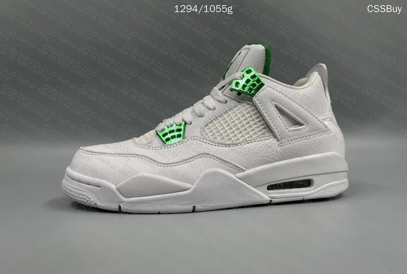 Air Jordan 4 Metallic Green 4