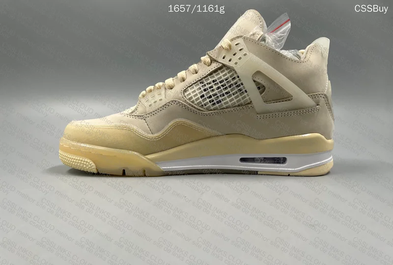 Air Jordan 4 Off-White Sail 3