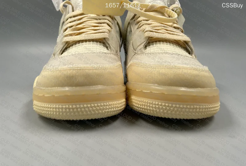 Air Jordan 4 Off-White Sail 4
