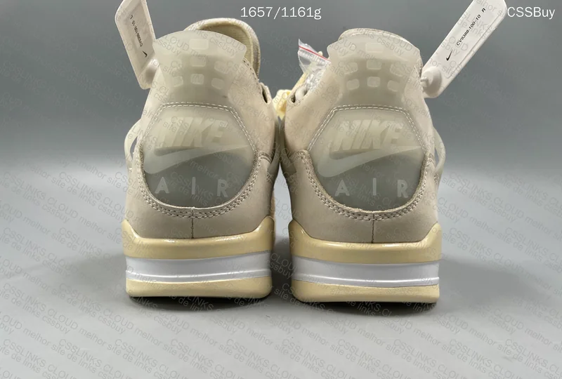 Air Jordan 4 Off-White Sail 5