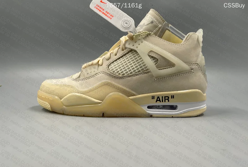 Air Jordan 4 Off-White Sail 6