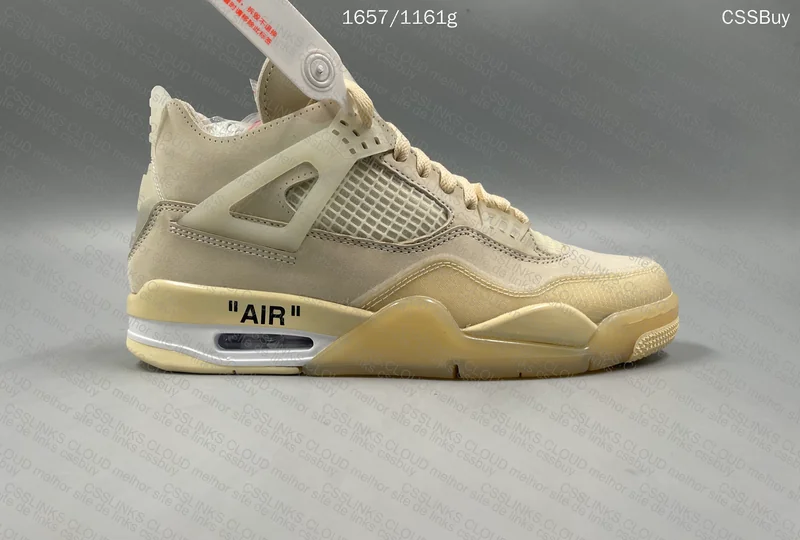 Air Jordan 4 Off-White Sail 8