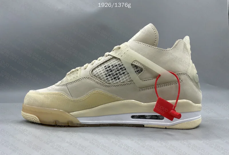 Air Jordan 4 Off-White Sail 7