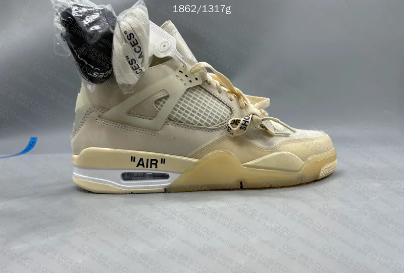 Air Jordan 4 - Off-White Sail 10
