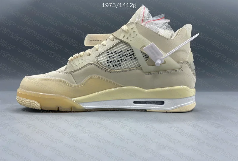 Air Jordan 4 Off-White Sail 2