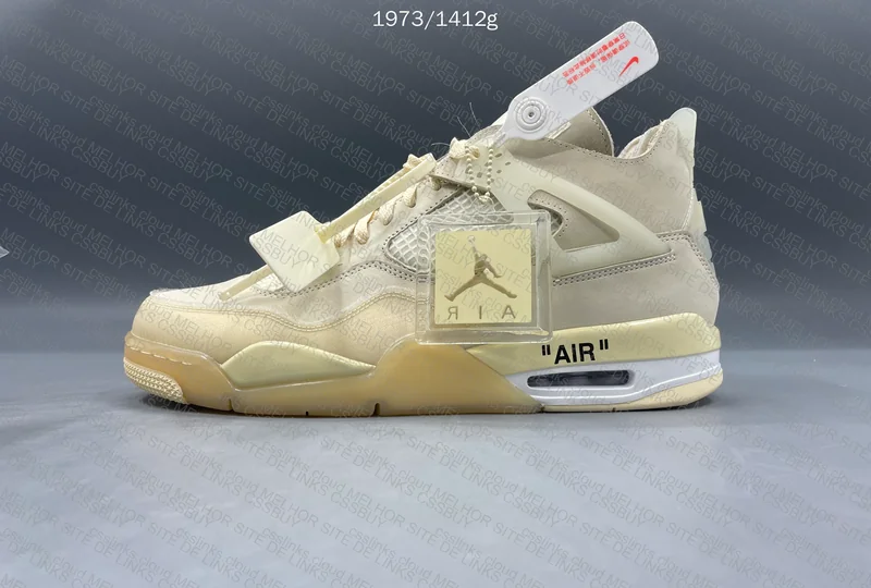 Air Jordan 4 Off-White Sail 7