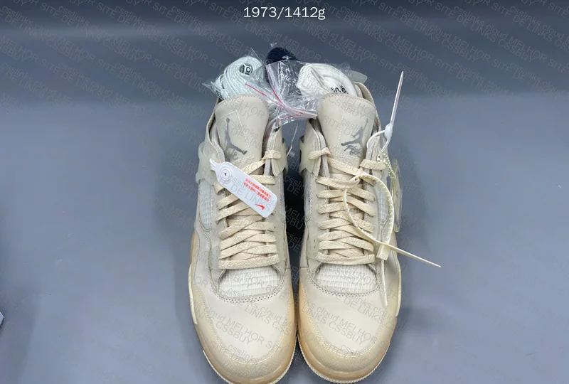 Air Jordan 4 Off-White Sail 8
