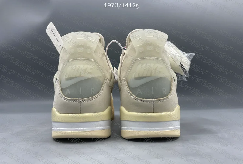 Air Jordan 4 Off-White Sail 9