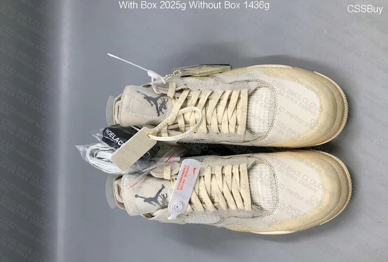 Air Jordan 4 Off White Sail PK