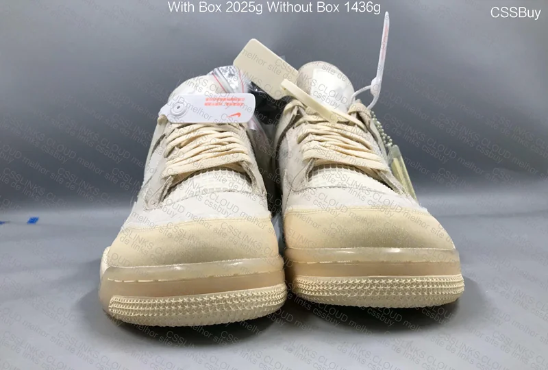 Air Jordan 4 Off White Sail PK 2