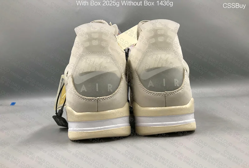 Air Jordan 4 Off White Sail PK 3