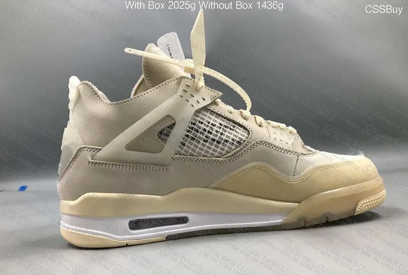 Air Jordan 4 Off White Sail PK 4
