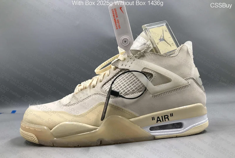 Air Jordan 4 Off White Sail PK 5