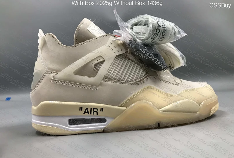 Air Jordan 4 Off White Sail PK 7