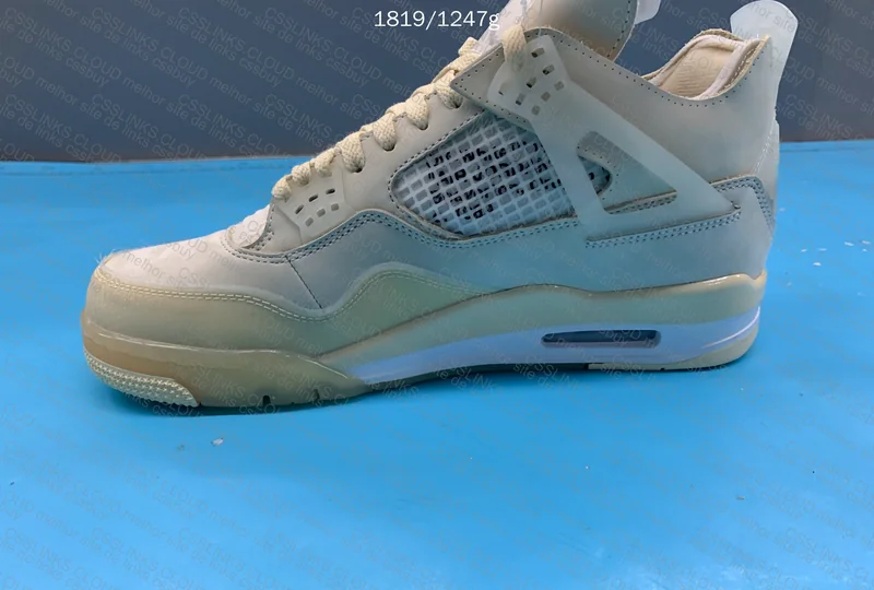 Air Jordan 4 Off White x Sail 8