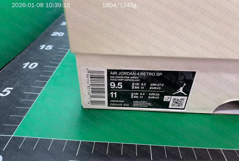 Air Jordan 4 Retro SB Pine Green (DR5415-103) 9
