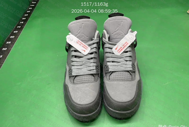 Air Jordan 4 Retro SE Paris We Cement Cinza GL?? 6