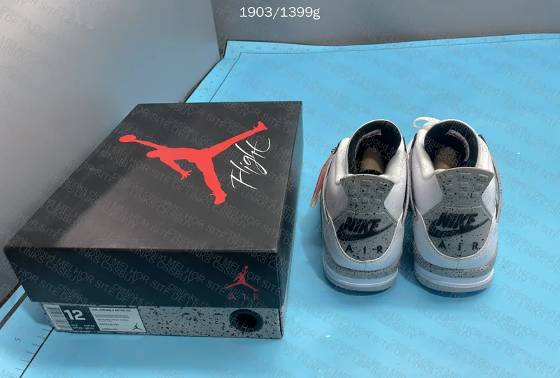 Air Jordan 4 White Cement LJR 10
