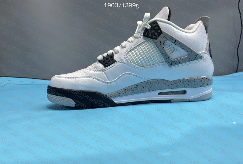 Air Jordan 4 White Cement LJR 4