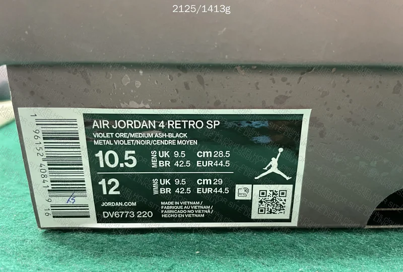 Air Jordan 4 X A Ma Maniére Violet GX 8