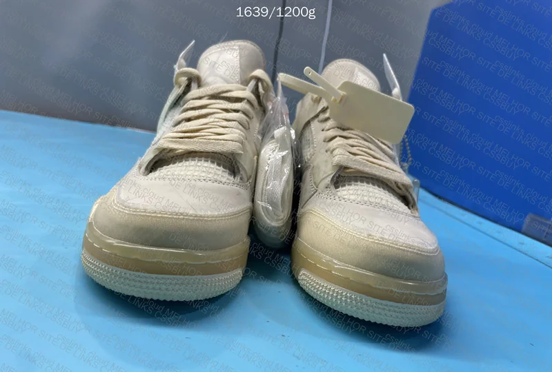 Air Jordan 4 x Off White Sail