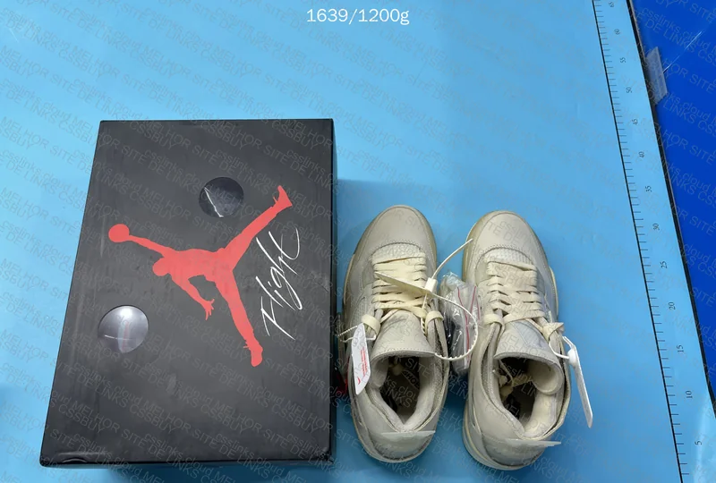 Air Jordan 4 x Off White Sail 10