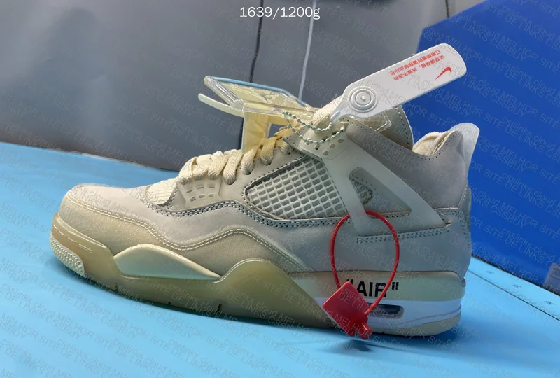Air Jordan 4 x Off White Sail 2