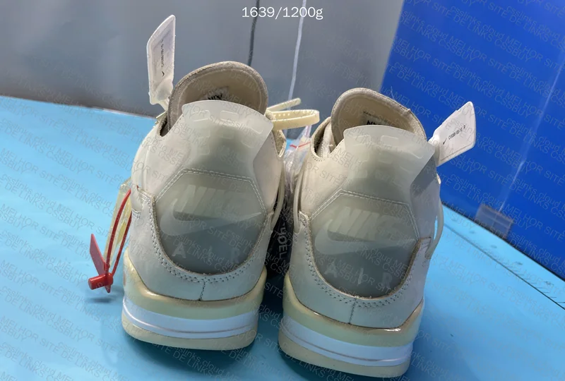 Air Jordan 4 x Off White Sail 4