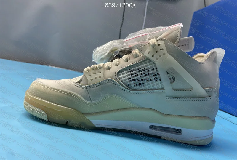 Air Jordan 4 x Off White Sail 6