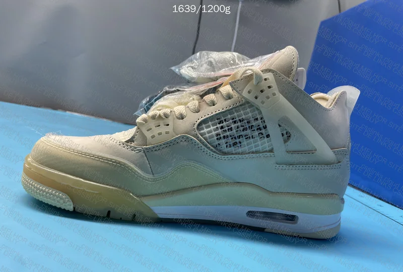 Air Jordan 4 x Off White Sail 7