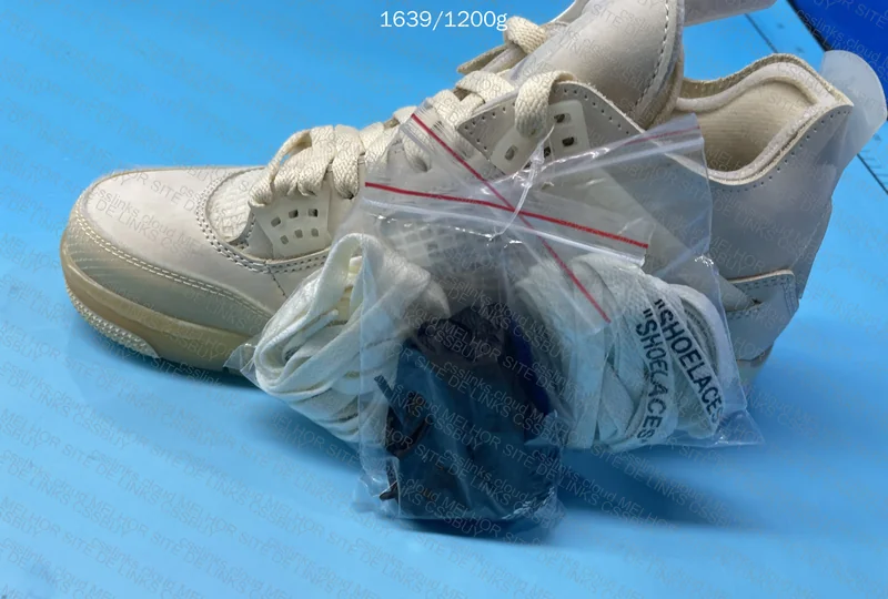 Air Jordan 4 x Off White Sail 9