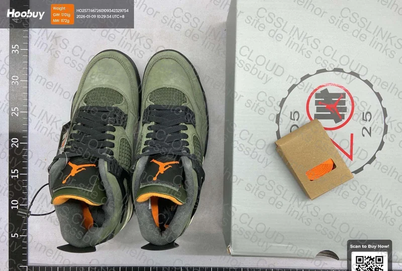 Air jordan 4 x undefeated 2025