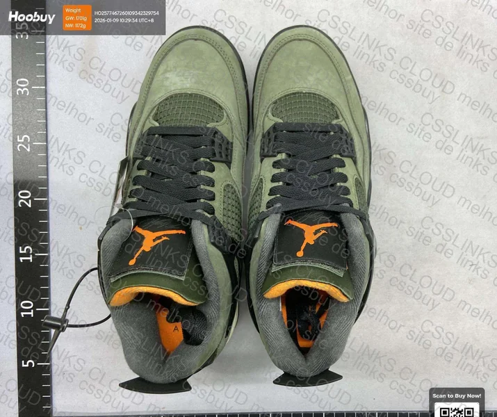 Air jordan 4 x undefeated 2025 2