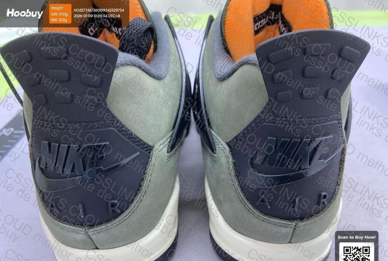 Air jordan 4 x undefeated 2025 3
