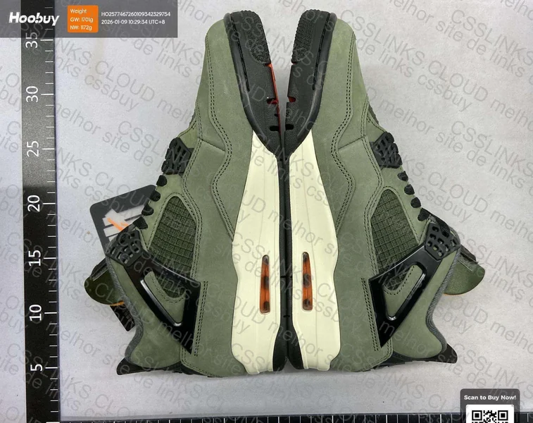Air jordan 4 x undefeated 2025 4