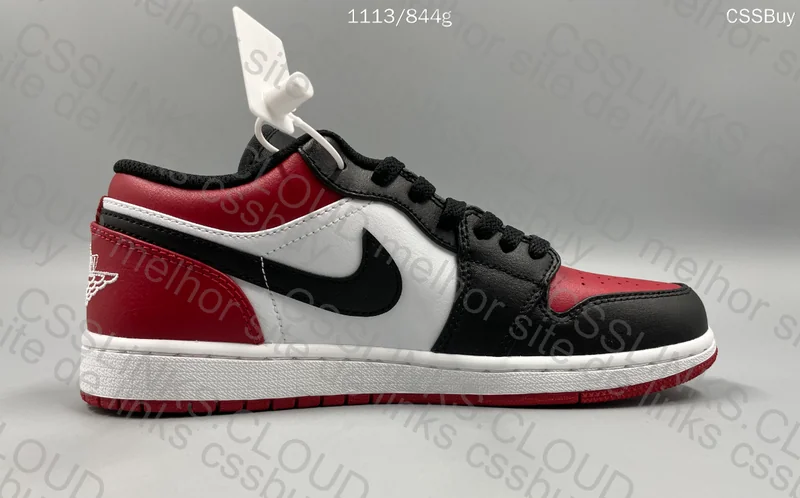 Air Jordan Low Bred Toe 3