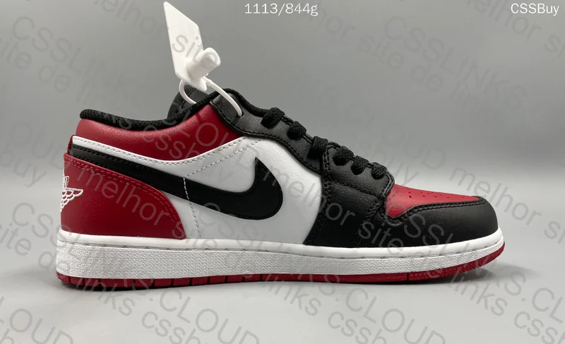 Air Jordan Low Bred Toe 7