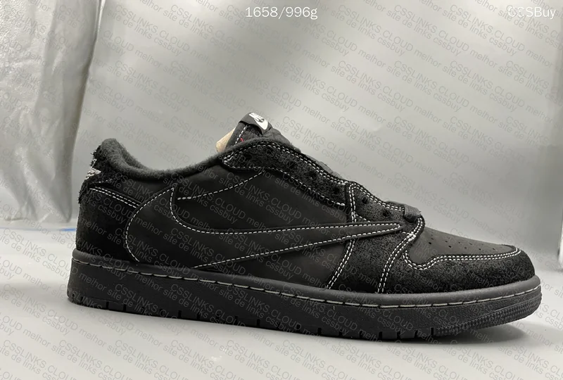 Air Jordan Low x Travis Scott - Black Phantom FK B Grade 4