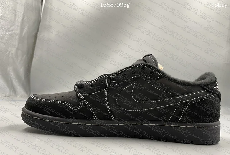 Air Jordan Low x Travis Scott - Black Phantom FK B Grade 5