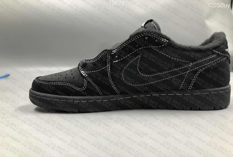 Air Jordan 1 Low Black Phantom PK 3