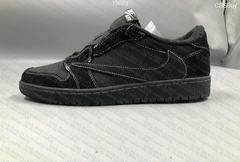 Air Jordan 1 Low Black Phantom PK 4