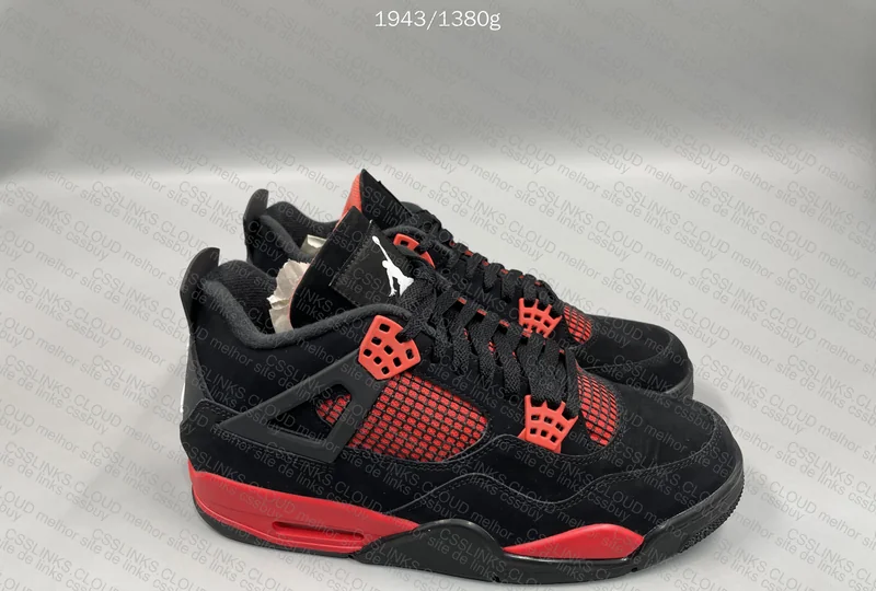 Air Jordan 4 Red Thunder / Stussy T-Shirt / Nike Jacket 5