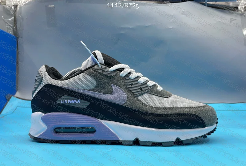 Air Max 90 Grey/Purple/Black 2