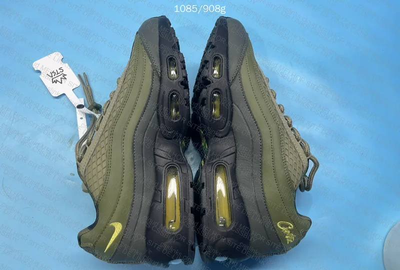Air Max 95, Denim Tears Jacket, Essentials Socks 3