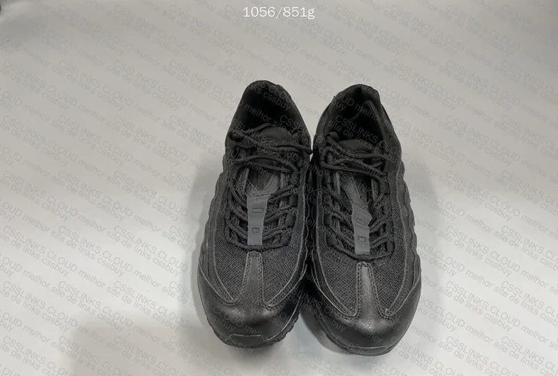 Air Max 95 Black (with measurements)