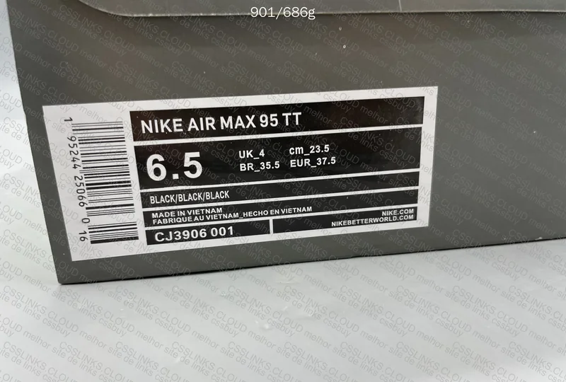 Air Max 95 Triple Black 8