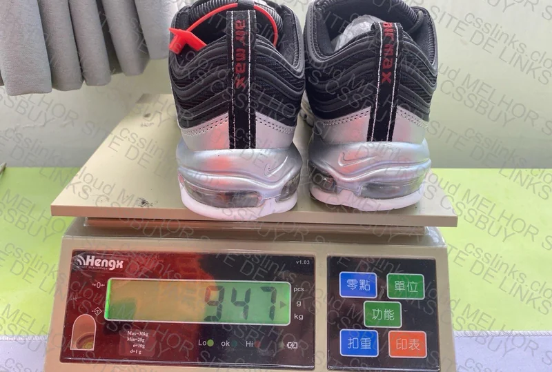 Air max 97 Silver Black 6