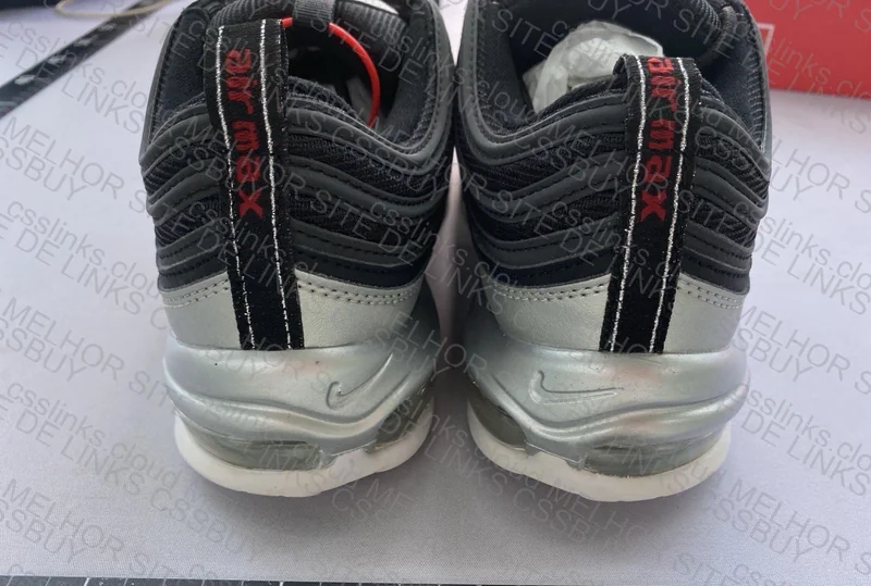 Air max 97 Silver Black 9