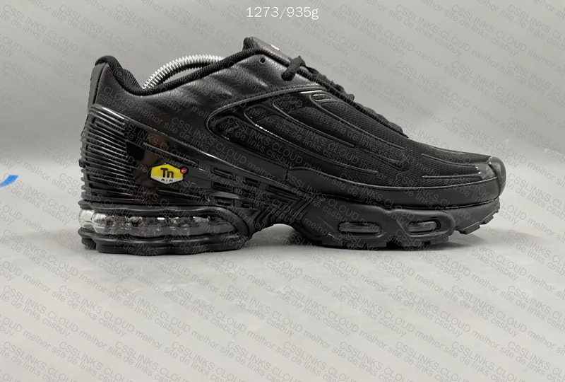 Air Max Plus 3 "Triple Black" 4