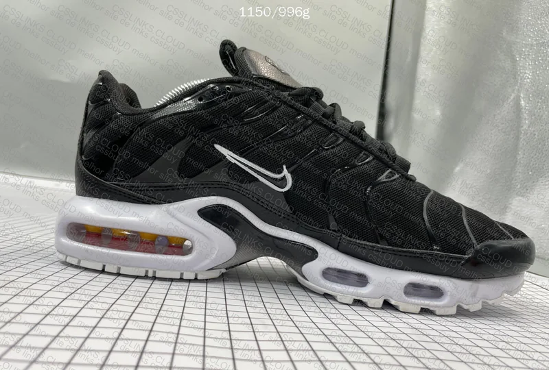 Air Max Plus TN Black and White 4